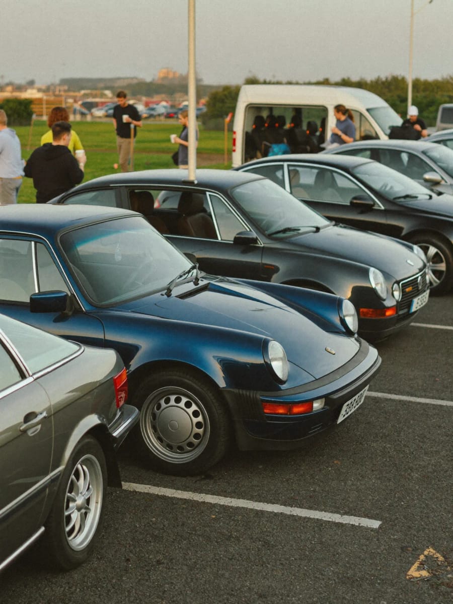 Cars and coffee meet